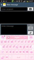 GO Keyboard Lovely Pink Screenshot 1