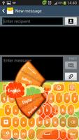 GO Keyboard Orange پوسٹر