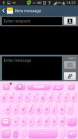 GO Keyboard Pink Bubblegum اسکرین شاٹ 1