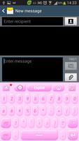 GO Keyboard Pink Bubblegum screenshot 2