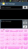 GO Keyboard Pink Bubblegum Screenshot 3