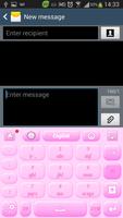GO Keyboard Pink Bubblegum capture d'écran 3