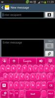 GO Keyboard Pink Madness स्क्रीनशॉट 1