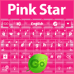 GO клавиатуры Pink Star