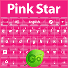 GO Keyboard Pink Star أيقونة
