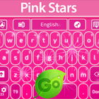 GO Keyboard Pink Stars icône
