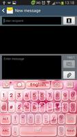 Pink Rose Keyboard скриншот 2