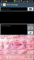 Pink Rose Keyboard скриншот 3