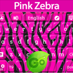 GO Keyboard Pink Zebra