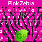 GO Keyboard zèbre rose icône