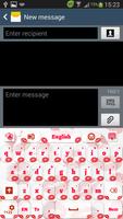 GO Keyboard Sweet Kiss captura de pantalla 1