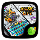 Music Life GO Keyboard theme 图标