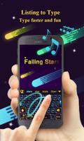 Falling Star GO Keyboard theme poster
