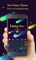 Falling Star GO Keyboard theme screenshot 2