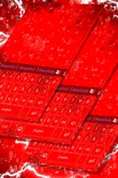 Red Pulse Keyboard Theme poster