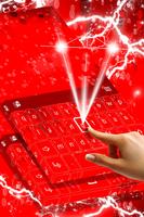 Red Pulse Keyboard Theme screenshot 1