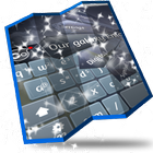 Our galaxy Keyboard Design ikona