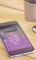 Lavender galaxy Keyboard ภาพหน้าจอ 3