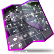 Purple peony Keyboard Design