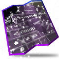Purplish fireworks Keyboard