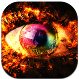 Burning Eye Keyboard Zeichen