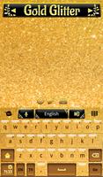 Gold Glitter Keyboard captura de pantalla 2