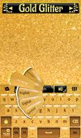 Gold Glitter Keyboard captura de pantalla 3