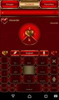 Heart Valentine Keyboard theme screenshot 1