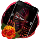 Heart Flame GO theme-APK