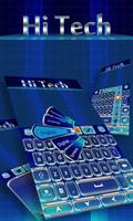 Hi Tech Keyboard Theme & Emoji Affiche