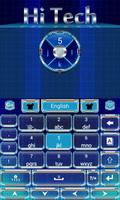 Hi Tech Keyboard Theme & Emoji screenshot 2