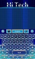 Hi Tech Keyboard Theme & Emoji screenshot 3