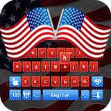 ikon American Keyboard Theme(US Flag)