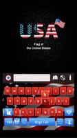 American Keyboard Theme(US Flag) скриншот 1