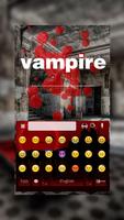 Vampire Keyboard Theme captura de pantalla 3