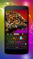 Cheetah Keyboard Theme Affiche