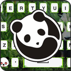 Cute Panda Keyboard Theme simgesi