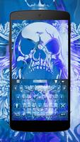 Devil Skull Death Keyboard Theme capture d'écran 1