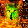 Fire Wolf Keyboard Theme