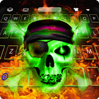 Hell Skull Fire Keyboard Theme ícone