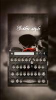 Gothic Keyboard Theme Affiche