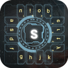Galaxy Space Keyboard Theme icono