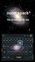 2 Schermata Galaxy Space Keyboard Theme