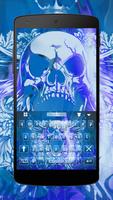 برنامه‌نما Hell Skull Fire Keyboard Theme عکس از صفحه