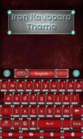 Iron Emoji keyboard Theme capture d'écran 3