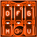 GO Keyboard Orange Tech Theme APK