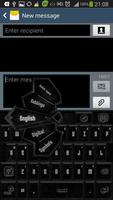 GO Keyboard Black Stone Theme capture d'écran 1