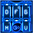 GO Keyboard Blue Tech Theme