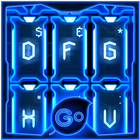 GO Keyboard Blue Tech Theme icône