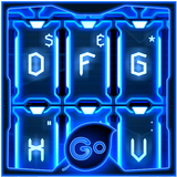 GO Keyboard Blue Tech Theme biểu tượng